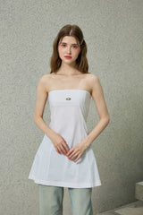 KITTEN MINI DRESS / WHITE