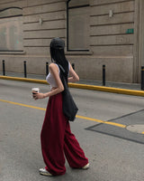 [MADE] Texture, Linen Pintack Wide Pants