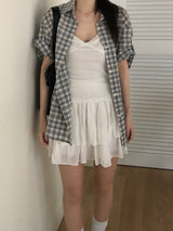 Flute Checkered Shirt (3 colors)