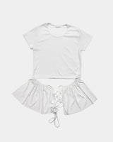 Cutout Tie Tee
