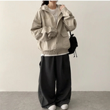 メンズ バンディング スウェット ワイド パンツ