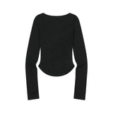 ANIV U-NECK SLIM FIT LONG SLEEVE T (3Color)