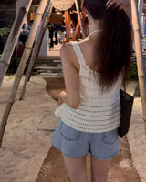 Maenr knit & sleeveless set