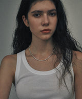 [925 silver] Deux.silver.196 / ミニバウトピアス (シルバー)