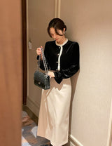 Shui Cut Brushed H-line Long Skirt