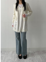 009 Teen Blue Semi Bootcut Denim Pants