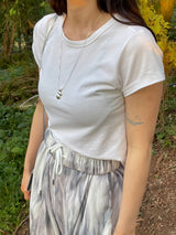 Tie-dye summer wide pants