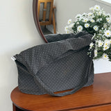 Daily eco bag_corduroy dot grey