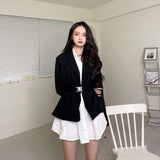 #TS2420現貨商品［21lura.20]新品▪️法式御姐復古西裝 連衣裙套裝
