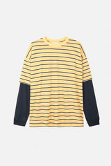 デイズストライプレイヤードTシャツ