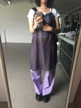 バックボタンシフォンワンピース (1color)
