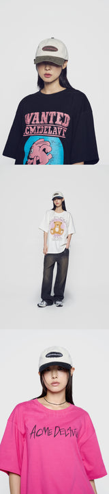 24FW TWO TONE APPLIQUE PATCH BALL CAP KHAKI