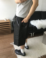 スパーク バミューダ デニムパンツ
