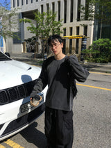 No.1375 LワッフルピグメントTシャツ (4color)