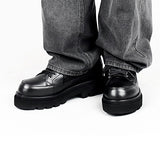DAVID STONE WIDE FIT SHOE LACE DERBY SHOES