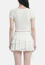 Ria French Apple Ribbon Tee