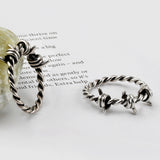 SVR-612 NTB Reloadable Silver Sliver925 Antique Silver Wire Ring Ring