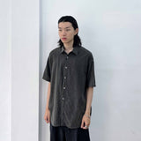Retro Faded Textured Shirt