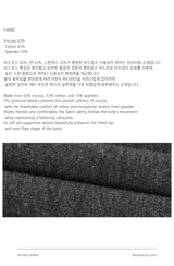 ロイヤル チャコール フリル トレーニング スリーピース セットアップ (Cardigan+Sleeveless+Pants)