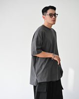 BT オーバーサイズスリットショートスリーブTシャツCH