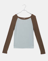 Vinny Basic Color ラグランロングスリーブTシャツ
