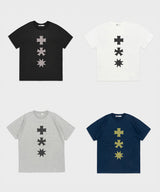 MMスリーシンボルロゴTシャツ (WHITE)