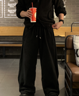 [Set-up]Find fleece sweat zip-up pants
