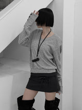 Zven Button V-Neck Knit
