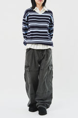 Tora Open Striped Knit (3color)