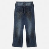 Soy's Dirty Wash Flare Denim Pants