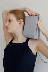フォールディドバッグ GREYISH BLUE