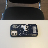 スター ネイビー エポキシバンパー スマホケース (case only)