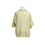 (2color) Ethnic Roll-Up Tab Sleeve Shirt