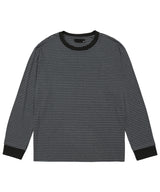 Symbol Logo Stripe T-Shirt Charcoal