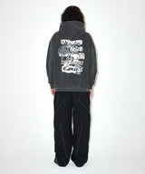 LOGO LIST PIGMENT HOODIE