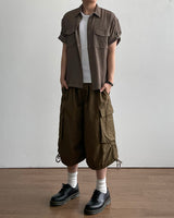 Rope Cargo Bermuda Pants