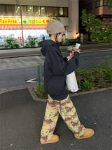 CAMO FLEECE PATCH HOOD (4C)