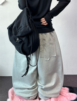 Balloon Wide Puzzling Fuzzy Puzzle Balloon Long Pants 🩷🩵 3COLOR
