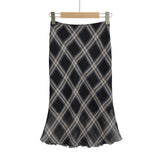Prepy Midi Flared Skirt