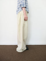 pocket pintuck wide pants