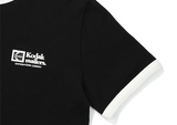 (WOMAN) ESSENTIAL RINGER T-SHIRT【BLACK】