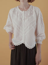 Antique garden blouse