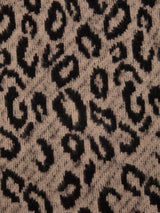【MADE】boheme leopard knit string bag [mocha]