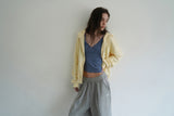 Lazy sleeveless top_blue
