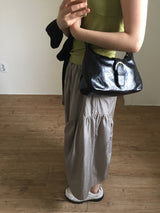 Tony Big Buckle Shoulder Bag (4color)