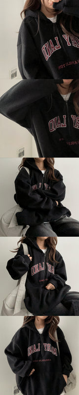 Anga napping fleece anorak sweatshirt