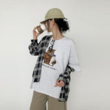 Bren Cat Overfit Printing Short Sleeve Tee