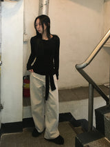 Glam Layering Tie Long Sleeve (4c)