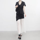 Ariane Unbalanced Lace Skirt