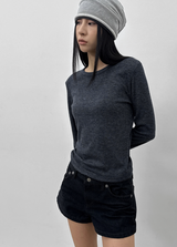 [MADE] Ronaj Knitlike Round Long Sleeve T-shirt